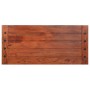 Mesa de centro de madera maciza de acacia 110x50x35 cm
