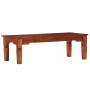 Mesa de centro de madera maciza de acacia 110x50x35 cm