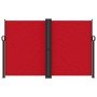 Toldo lateral retráctil rojo 160x1200 cm