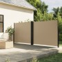 Toldo lateral retráctil beige 160x1200 cm en Sombrillas | Comprar online en Foro24