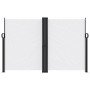 Toldo lateral retráctil blanco 160x1200 cm