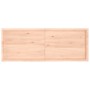Estante de pared madera maciza roble sin tratar 160x60x(2-4) cm
