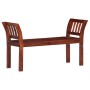 Banco de madera maciza de acacia 111 cm
