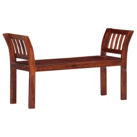 Banco de madera maciza de acacia 111 cm