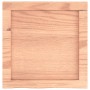 Estante pared madera roble tratada marrón claro 40x40x(2-4) cm