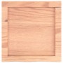 Estante pared madera roble tratada marrón claro 40x40x(2-6) cm