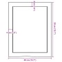 Estante pared madera roble tratada marrón claro 40x50x(2-6) cm