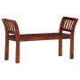 Banco de madera maciza de acacia 111 cm