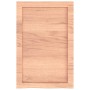 Estante pared madera roble tratada marrón claro 40x60x(2-6) cm