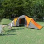 Zelt für 6 Personen aus grauem und orangefarbenem Stoff von vidaXL, Zelte - Ref: Foro24-93186, Preis: 140,77 €, Rabatt: %
