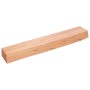 Estante de pared madera de roble tratada marrón claro 60x10x6cm