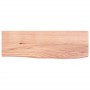 Estante de pared madera de roble tratada marrón claro 60x20x4cm