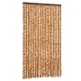 Cortina antimoscas chenilla ocre y blanco 118x220 cm en Mosquiteras para ventanas | Comprar online en Foro24