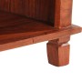 Mesita de noche de madera maciza de acacia 40x30x50 cm