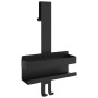 Estante colgante de ducha acero inox cepillado 304 negro mate