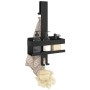Estante colgante de ducha acero inox cepillado 304 negro mate