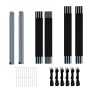 Zelt für 6 Personen aus grauem und orangefarbenem Stoff von vidaXL, Zelte - Ref: Foro24-93186, Preis: 140,77 €, Rabatt: %