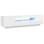 Mueble de TV con luces LED blanco brillante 160x35x40 cm de vidaXL, Muebles TV - Ref: Foro24-804433, Precio: 164,18 €, Descue...