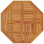 Mesa de jardín plegable madera maciza de acacia Ø70x75 cm