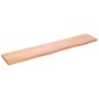 Estante de pared madera roble tratada marrón claro 100x20x2 cm