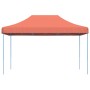 Tienda de fiesta plegable Pop-Up terracota 440x292x315 cm