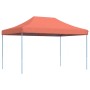 Tienda de fiesta plegable Pop-Up terracota 440x292x315 cm