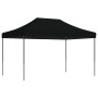 Tienda de fiesta plegable Pop-Up negra 440x292x315 cm