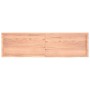 Estante pared madera roble tratada marrón claro 180x50x(2-4) cm