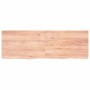 Estante pared madera roble tratada marrón claro 180x60x(2-4) cm
