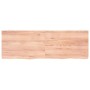 Estante pared madera roble tratada marrón claro 180x60x(2-6) cm