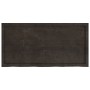 Estante pared madera roble tratada marrón oscuro 120x60x(2-4)cm
