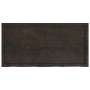 Estante pared madera roble tratada marrón oscuro 120x60x(2-6)cm