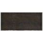 Estante pared madera roble tratada marrón oscuro 140x60x(2-4)cm