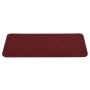 Selbstklebende Stufenmatte 15 Stück rot 65x24,5x3,5cm von vidaXL, Treppenmatten - Ref: Foro24-343480, Preis: 37,01 €, Rabatt: %