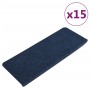 Selbstklebende Stufenmatte 15 Stück blau 65x24,5x3,5cm von vidaXL, Treppenmatten - Ref: Foro24-343481, Preis: 36,83 €, Rabatt: %