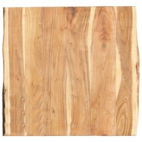 Superficie de mesa de madera maciza de acacia 58x(50-60)x3,8 cm