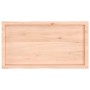 Tablero de mesa madera maciza borde natural 100x50x(2-4) cm
