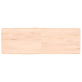 Tablero de mesa madera maciza borde natural 120x40x(2-4) cm
