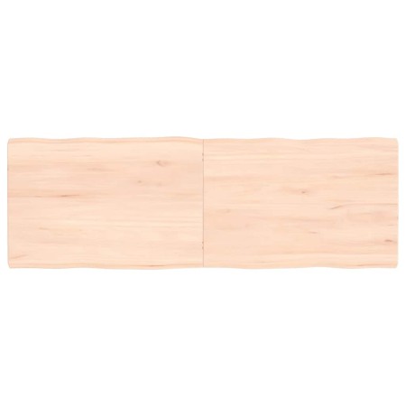Tablero de mesa madera maciza borde natural 120x40x(2-4) cm