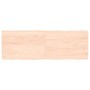 Tablero de mesa madera maciza borde natural 120x40x(2-4) cm
