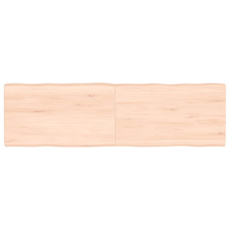Tablero de mesa madera maciza borde natural 140x40x(2-4) cm