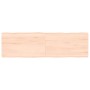 Tablero de mesa madera maciza borde natural 140x40x(2-4) cm