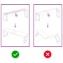 Tablero de mesa madera maciza borde natural 140x40x(2-6) cm