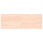 Tablero de mesa madera maciza borde natural 140x50x(2-6) cm