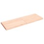 Tablero de mesa madera maciza borde natural 140x50x(2-6) cm