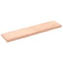 Tablero de mesa madera maciza borde natural 160x40x(2-6) cm