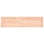 Tablero de mesa madera maciza borde natural 160x40x(2-6) cm