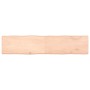 Tablero de mesa madera maciza borde natural 180x40x(2-6) cm