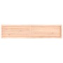 Tablero de mesa madera maciza borde natural 180x40x(2-6) cm