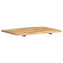 Superficie de mesa de madera maciza de acacia 80x(50-60)x2,5 cm